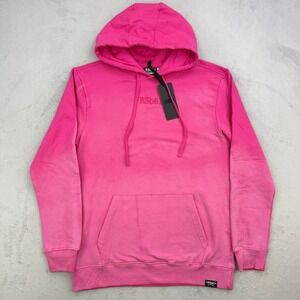R3bel Hoodie Mens 3XL Hot Pink Embroidered Logo Pullover Sweatshirt Streetwear